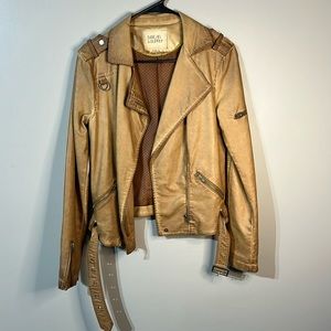 Thread & Supply faux leather jacket small